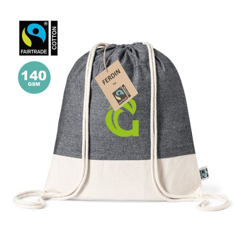 Fairtrade drawstring bag - Image 1
